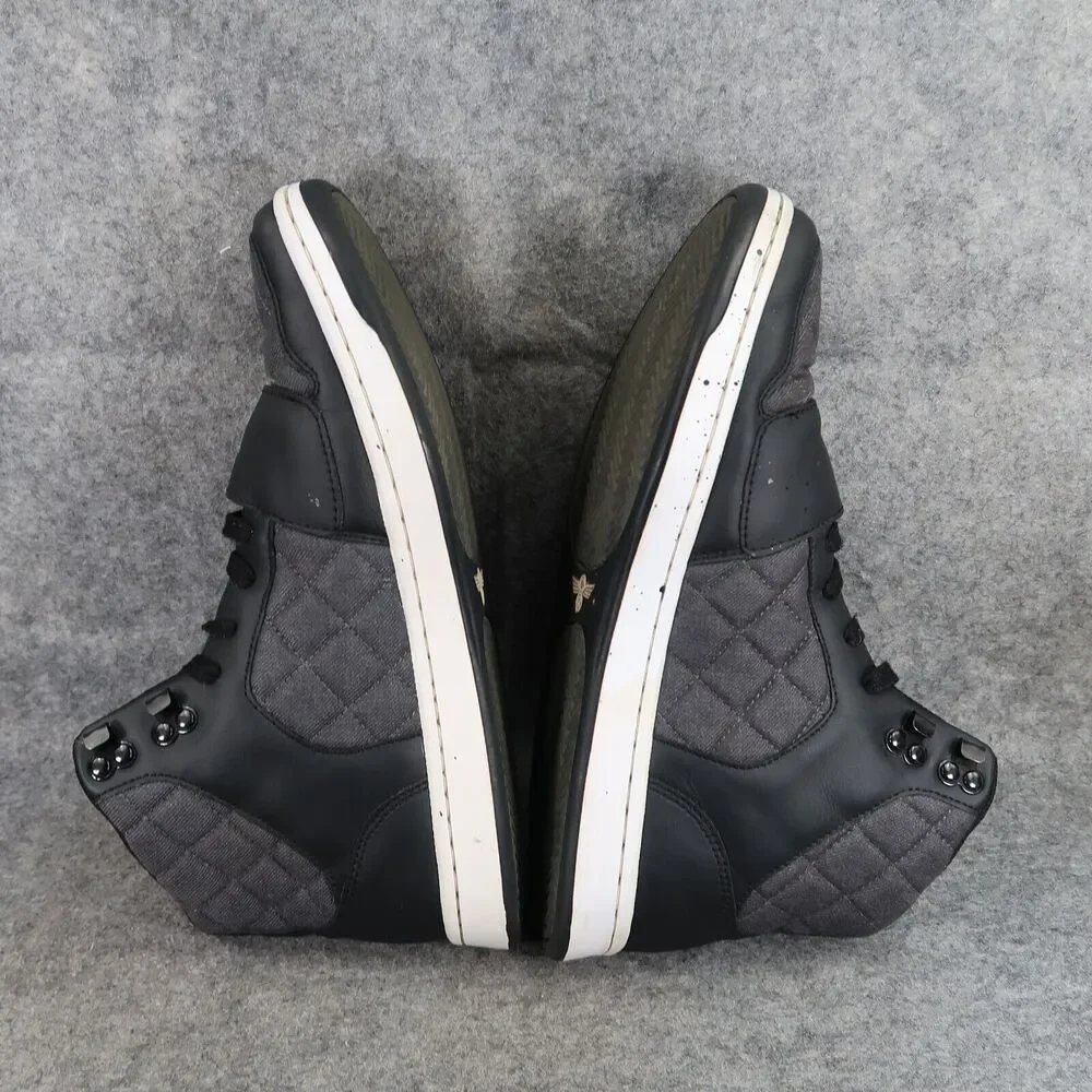 Creative Recreation Shoes Mens 11 Sneakers Cesario Hi Top Lifestyle Quilted Grey